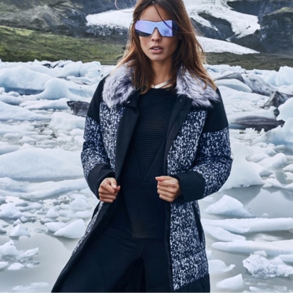 Fabletics Down Puffer Coat Waco Mid length